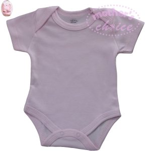 Infants Short Sleeve Bodyvests Pink 0-3