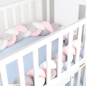 Cot Bumper Pink