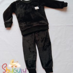 Shugulu Baby 2 Piece Fleecy Pyjama Set Black