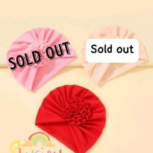 Girls Turbans Single Red