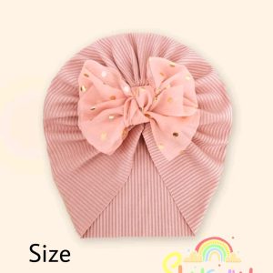 Girls Turbans Single Dusty Pink 6months+
