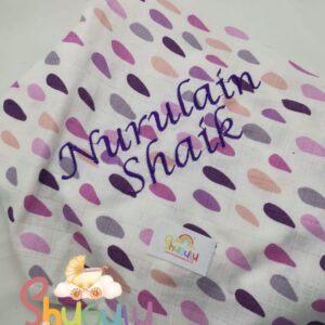 100% Cotton Muslin Receiver Purple Pallet